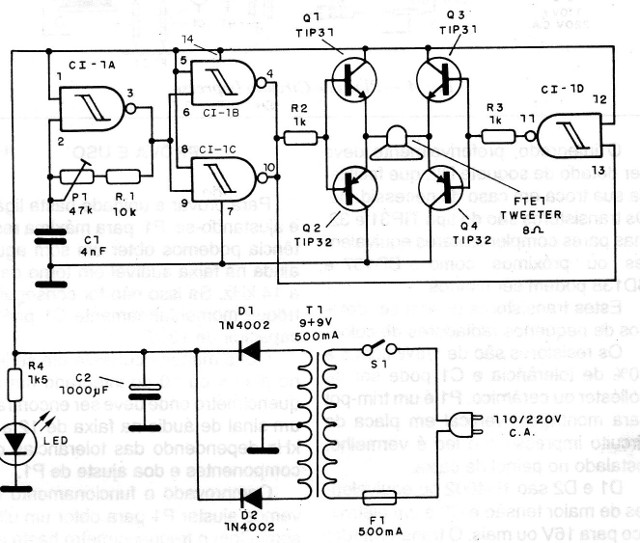 Figura 3 – Diagrama completo do aparelho
Figura 3 – Diagrama completo do aparelho
