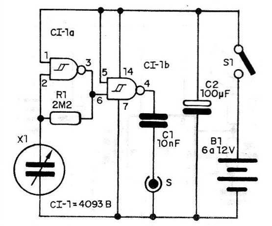 Figura 13 – Outro circuito para sensores capacitivos
