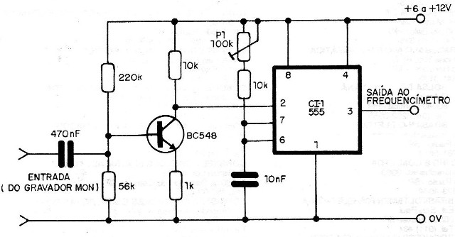 Figura 18 – Frequencímetro com o 555
