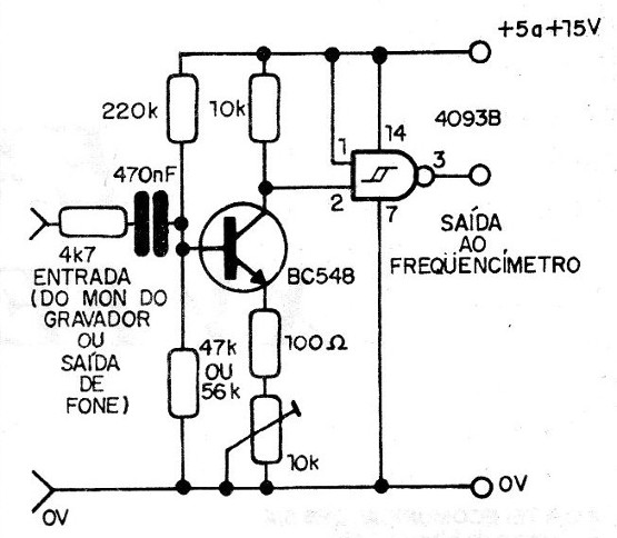 Figura 19 – Circuito com o 4093
