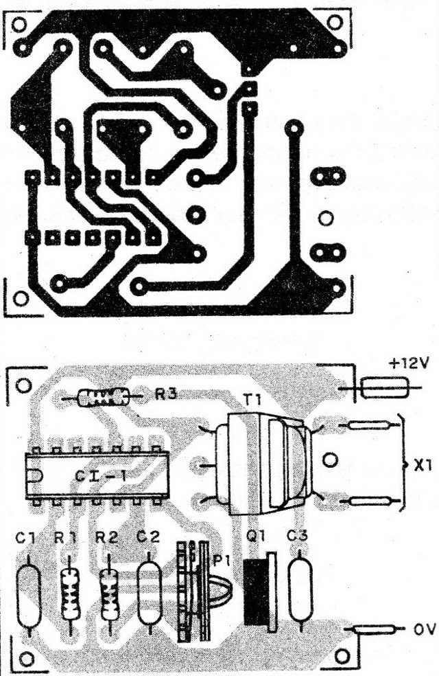 Figura 4 – Placa para a montagem
Figura 4 – Placa para a montagem