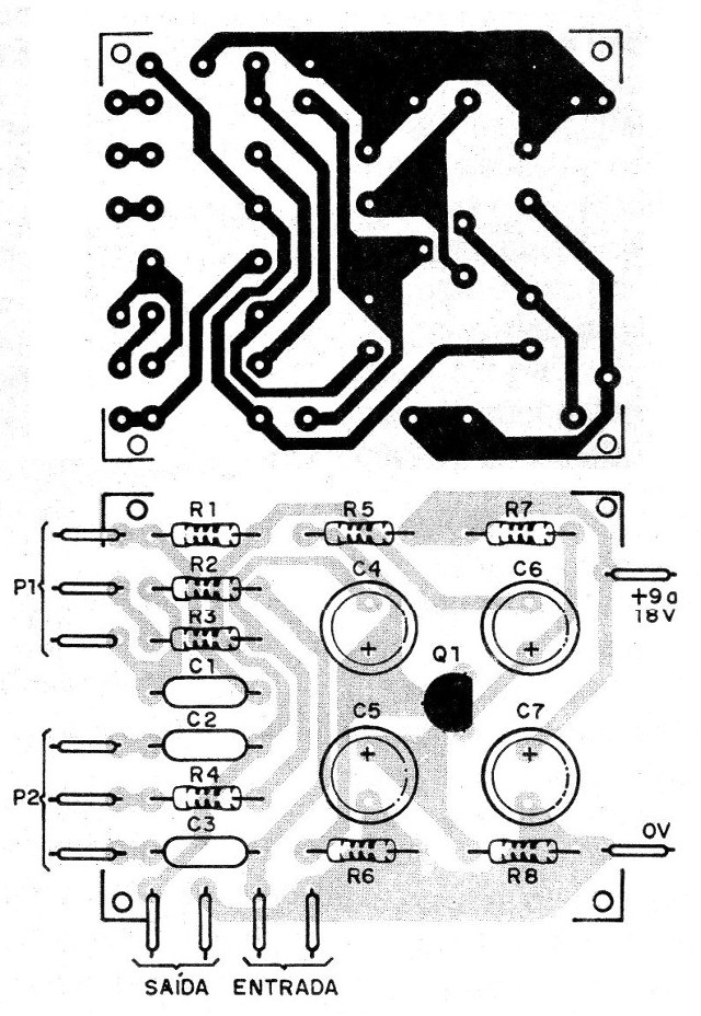 Figura 3 – Placa para a montagem
Figura 3 – Placa para a montagem