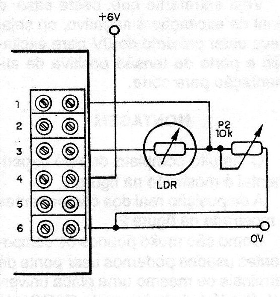    Figura 4 – disparando pela incidência de luz no LDR
