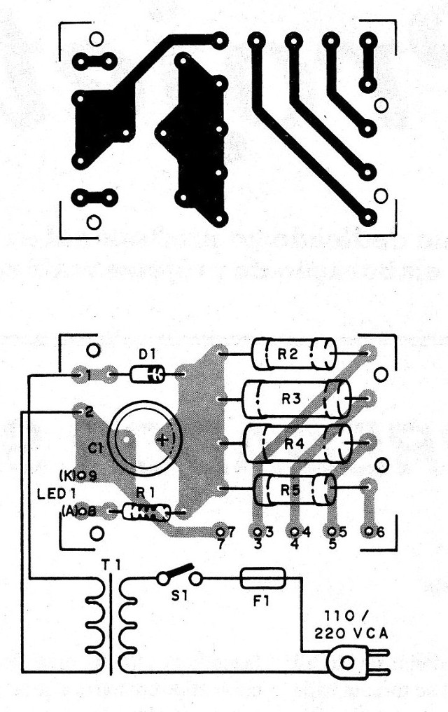 Figura 4 – Placa para a montagem
Figura 4 – Placa para a montagem