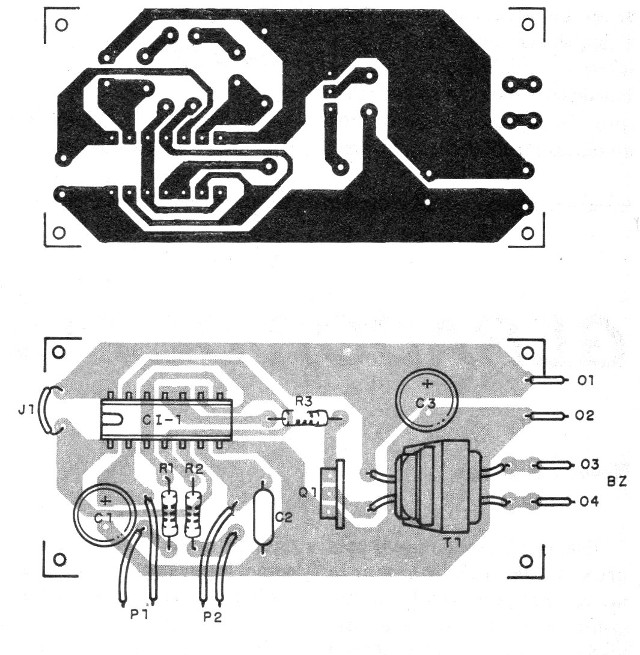    Figura 2 – Placa para a montagem
