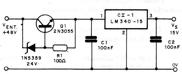 Figura 6 – Fonte de 15 V
Figura 6 – Fonte de 15 V