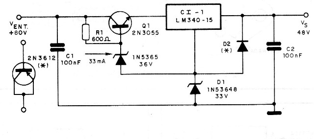 Figura 7 – Circuito com pré-redução de tensão
