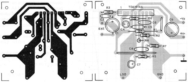 Figura 5 – Placa de circuito impresso para a montagem
Figura 5 – Placa de circuito impresso para a montagem