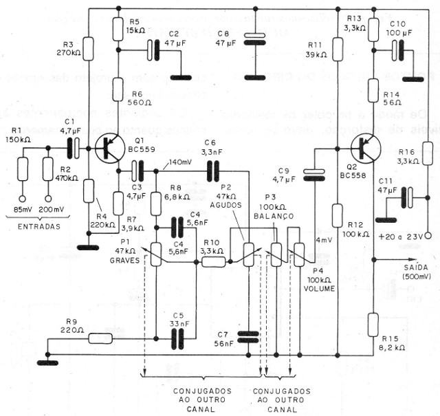   Figura 6 – Pré-amplificador compatível
