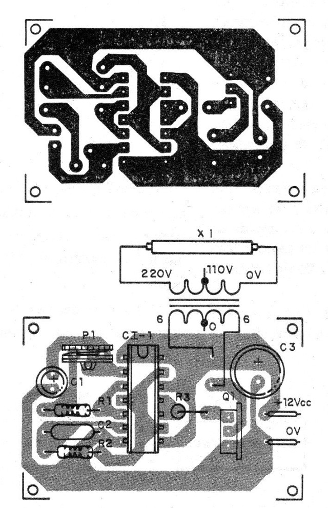 Figura 5 – Placa para a montagem
Figura 5 – Placa para a montagem