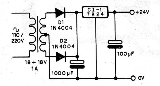 Figura 1 – Fonte para o circuito
Figura 1 – Fonte para o circuito