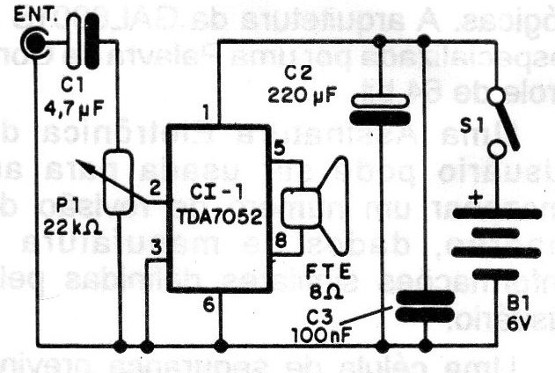   Figura 1 – Diagrama do amplificador
