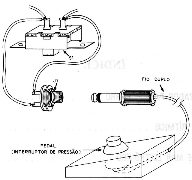 Figura 16 – Instalando um interruptor remoto
Figura 16 – Instalando um interruptor remoto