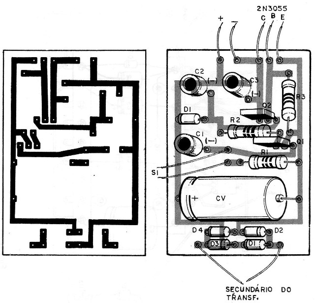 Figura 6 – Placa para a montagem
Figura 6 – Placa para a montagem
