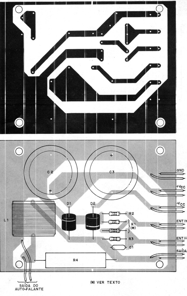 Figura 5 – Sugestão de placa para a montagem
Figura 5 – Sugestão de placa para a montagem