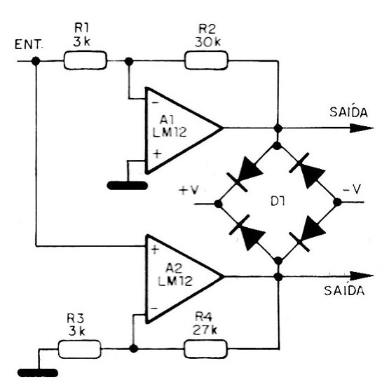 Figura 13 – Amplificador de alta tensão
