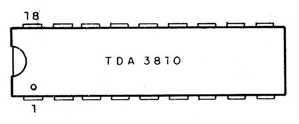 Figura 3 – Pinagem do TDA3810
