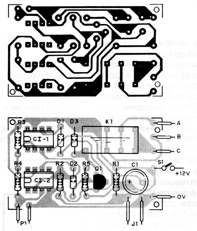 Figura 6 – Placa para a montagem
