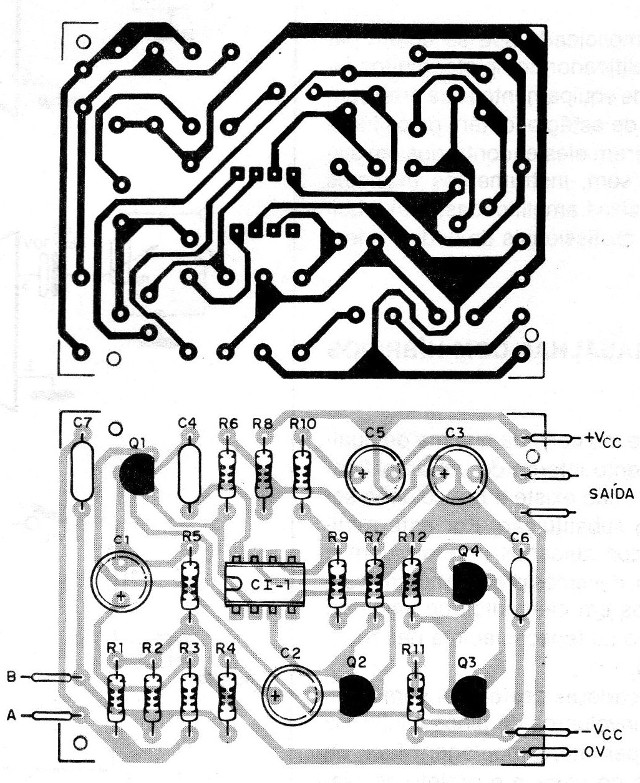 Figura 4 – Placa para a montagem
Figura 4 – Placa para a montagem