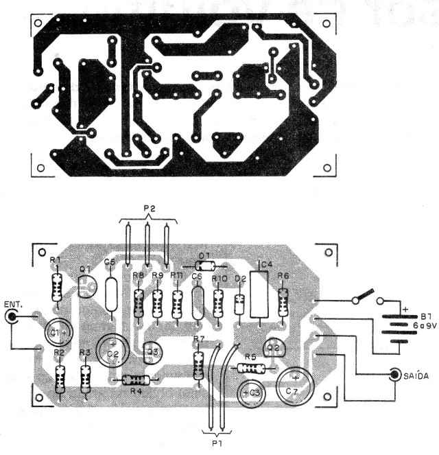 Figura 3 – Placa para a montagem
Figura 3 – Placa para a montagem