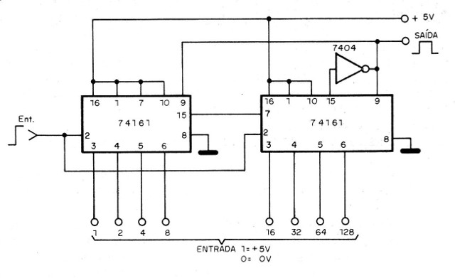    Figura 2 – Circuito completo do divisor
