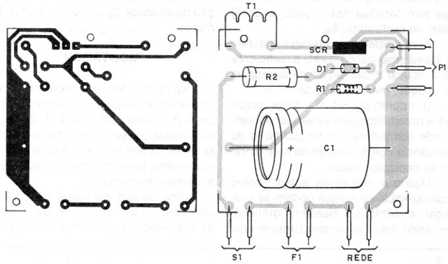 Figura 5 – Placa para a montagem
Figura 5 – Placa para a montagem