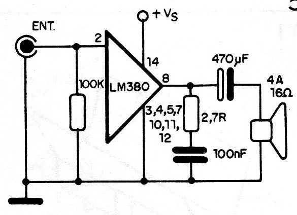 Figura 5 – Circuito para evitar oscilações

