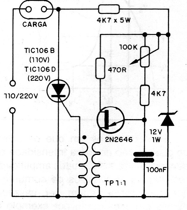    Figura 17 – Um controle de potência
