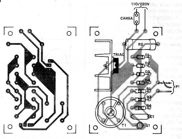 Figura 5 – Placa para a montagem
Figura 5 – Placa para a montagem