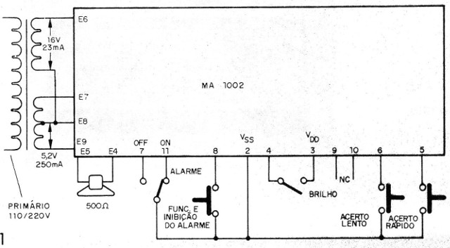 Figura 1 – Circuito de aplicação
