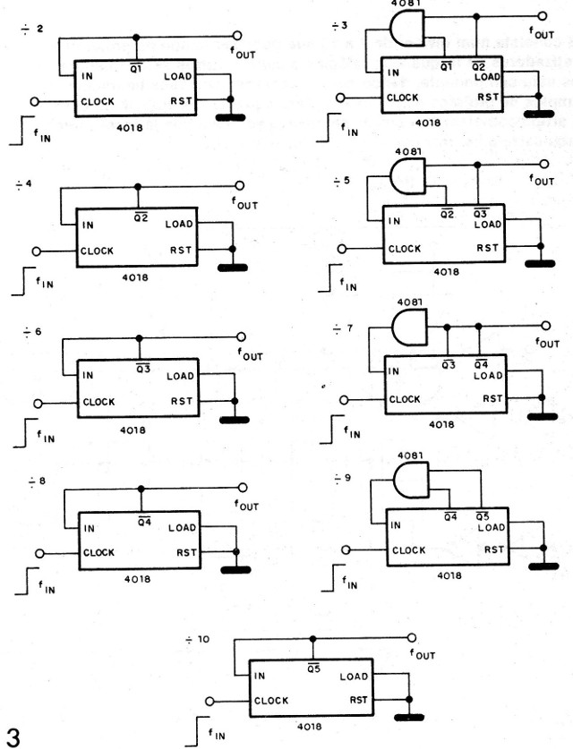 Figura 3 – Os circuitos divisores
