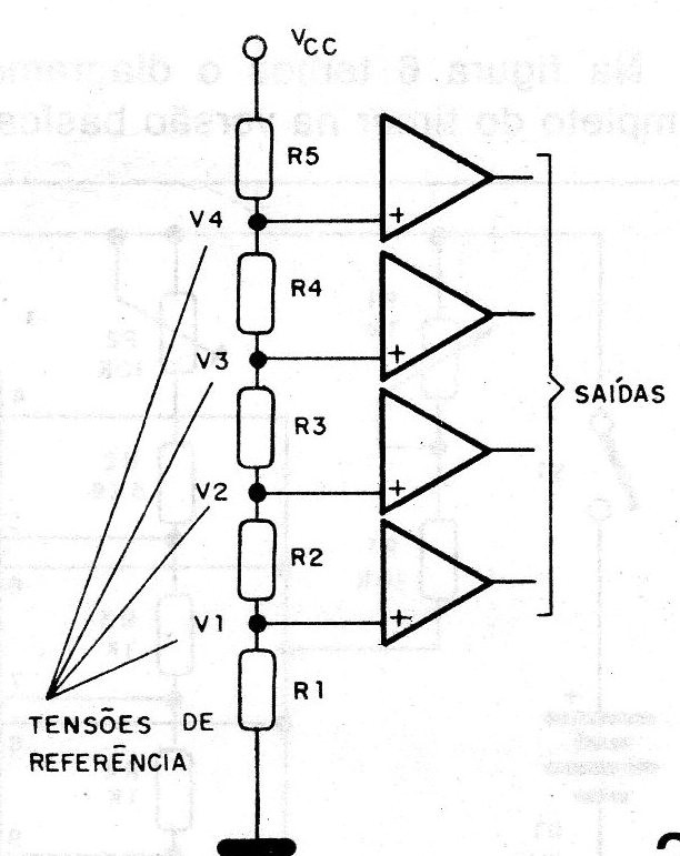 Figura 2 – Ligação dos comparadores
Figura 2 – Ligação dos comparadores