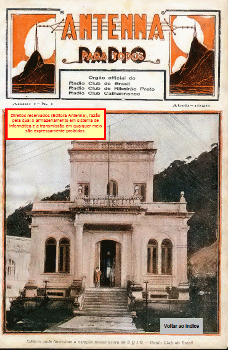 Antenna – Número 1 – abril de 1926
Antenna – Número 1 – abril de 1926