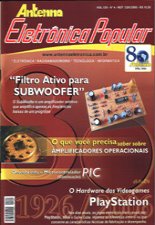 Edição recente da revista (veja link para comprar a coleção antiga) http://www.anep.com.br/index.php?Escolha=2&Tipo=Antenna&Revista=R0004
Edição recente da revista (veja link para comprar a coleção antiga) http://www.anep.com.br/index.php?Escolha=2&Tipo=Antenna&Revista=R0004