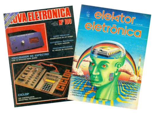 Edições em português das revistas Elektor e Nova Eletrônica
Edições em português das revistas Elektor e Nova Eletrônica