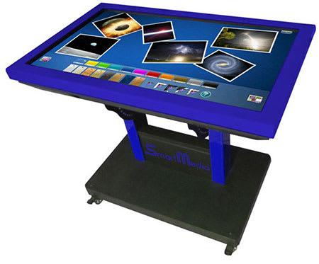 Monitor touch como carteira escolar. O Aluno faz o login e tem livros e cadernos no display.
Monitor touch como carteira escolar. O Aluno faz o login e tem livros e cadernos no display.