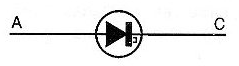 Figura 1 – Símbolo do diodo tunnel.
