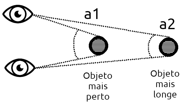    Figura 1 – A visão estereoscópica
