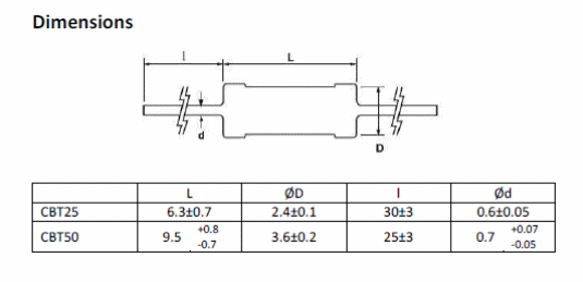 Figura 3 – especificações mecânicas
Figura 3 – especificações mecânicas