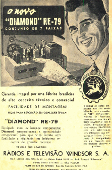 Figura 6 – O Diamond RE-79 da Windsor – rádio valvulado em kit
Figura 6 – O Diamond RE-79 da Windsor – rádio valvulado em kit