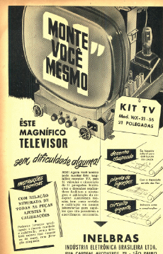Figura 8 – Televisor em kit da Inelbras de 1956
Figura 8 – Televisor em kit da Inelbras de 1956