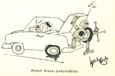 Figura 3 – Robô trocador de pneus furados
