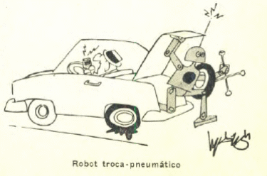 Figura 3 – Robô trocador de pneus furados
Figura 3 – Robô trocador de pneus furados