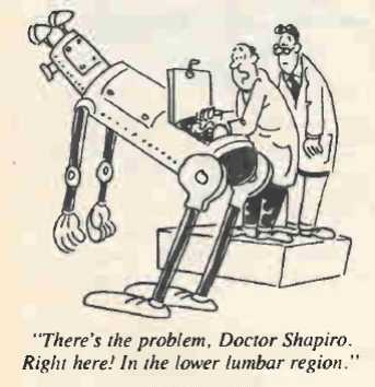 Figura 7 - “Aí está o problema, Doutor Shapiro. Exatamente aí! Na região lombar inferior.”
