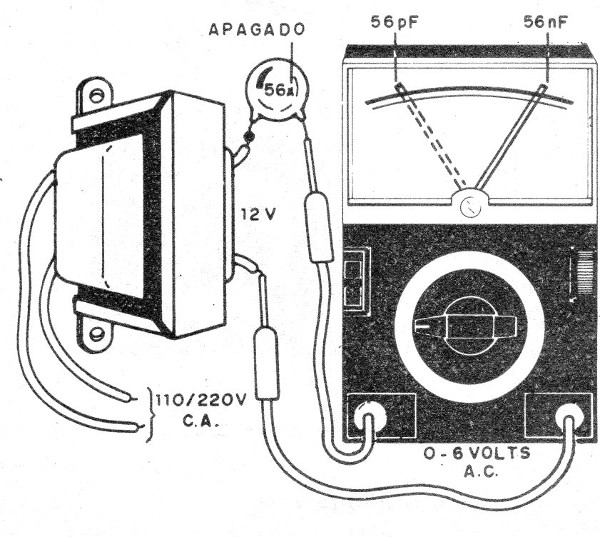 Figura 5 – Diferenciando capacitores
Figura 5 – Diferenciando capacitores