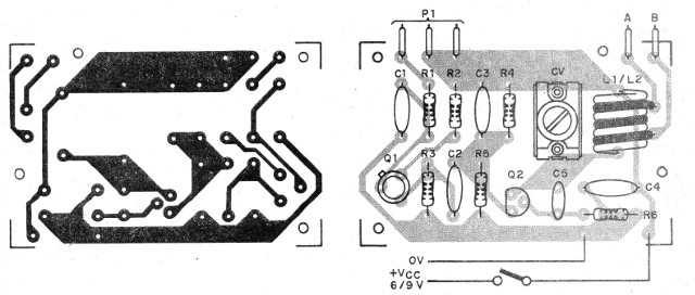    Figura 4 – Placa de circuito impresso para a montagem
