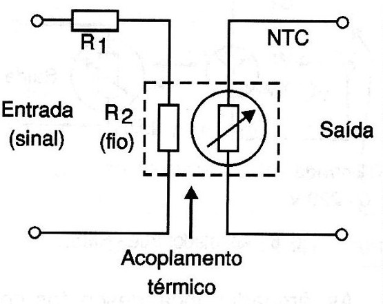 Fig. 8 - Indicador true-RMS usando NTC.
Fig. 8 - Indicador true-RMS usando NTC.