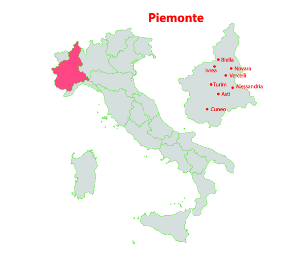 Mapa de Ivrea
Mapa de Ivrea