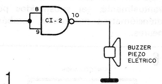Figura 1 – Usando um transdutor piezoelétrico
Figura 1 – Usando um transdutor piezoelétrico