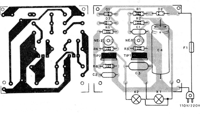 Figura 2 – Placa para a montagem
Figura 2 – Placa para a montagem